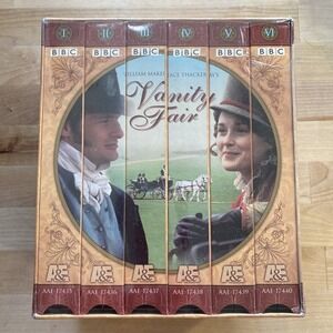 Vanity Fair VHS 1998 Drama Box Set A&E BBC Miniseries NEW SEALED